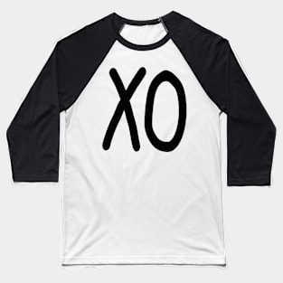 Kiss and hug XO black and white Baseball T-Shirt